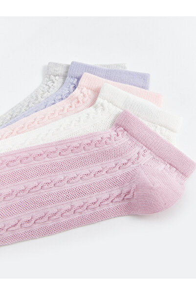 LC Waikiki LCW Дамски чорапи с мотиви - пакет от 5 броя
