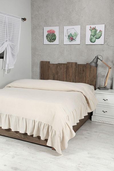 cotton maison Natural Bedspread Double Vintage 240x260 Cm