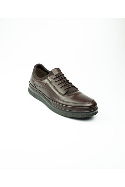 JAMES FRANCO Men's Casual Leather Shoes - 6060 Brown