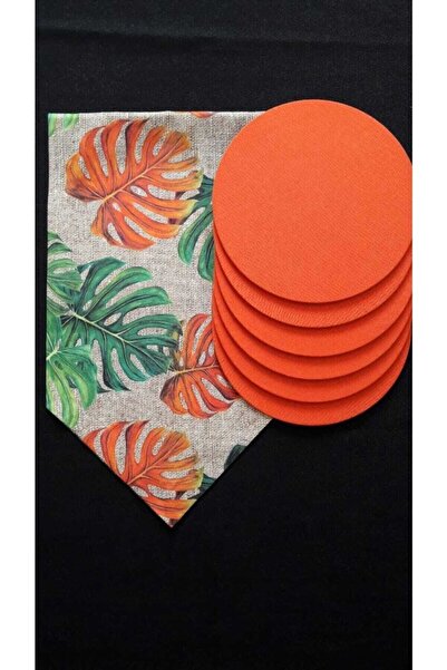 Mozide Set de alergători și supla cu talpă de cămilă cu design portocaliu