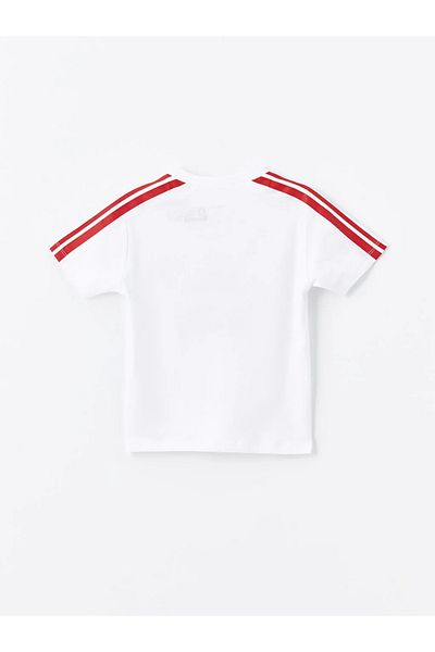 LC Waikiki Tricou LCW pentru bebeluși - Gâtul turnat, imprimat Turcia, IMREX GLOBAL