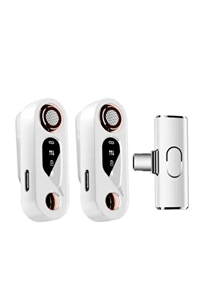 Coverzone Yaka Mikrofonu Kablosuz Iphone 15 Serisi Ve Android Type-c Galaxy S23 S24 Uyumlu S36