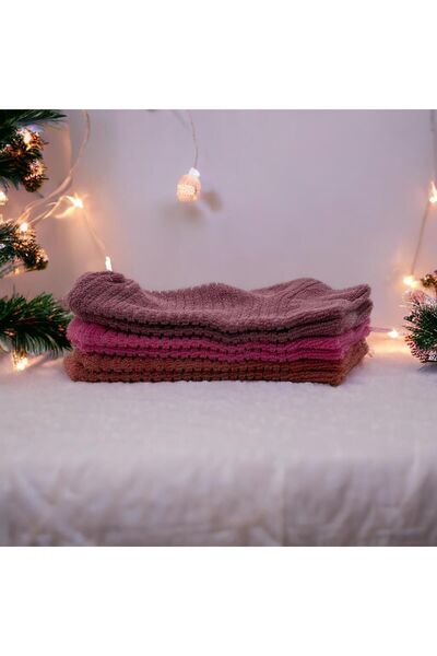 Black Arden Socks 3 Çift Kışlık Bölgesel havlu Patik Çorap