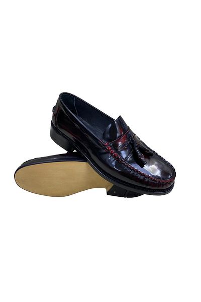 SULA Men's Burgundy Loafer Shoes