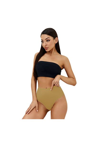FOREVER MORE Ψηλόμεσο Laser Cut Bato Slip Panties Σλιπ φάντασμα