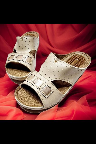 GEZER 12239 Model Silicone Heeled Spur Women's Slippers