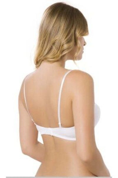 Le Jardin 7030 Elita Padded Push-up Classic Strapless Micro σουτιέν (λευκό)