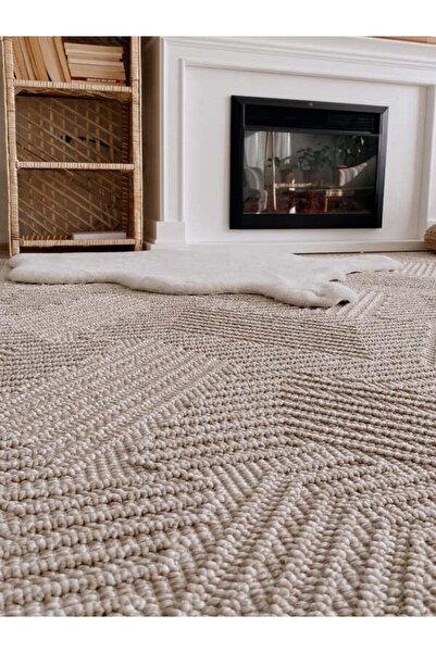 Apex HAVANA 8592 BEJ MAKİNE HALISI