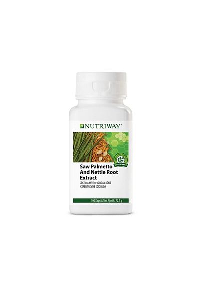 Nutriway Amway Saw Palmetto anD Nettle Root Extract - 100 Capsules Men's anD Women's Hair Loss Prevention