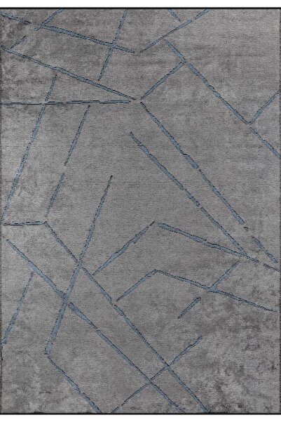 Apex HARE PREMİUM 1312 AÇIK GRİ - MAVİ MAKİNE HALISI