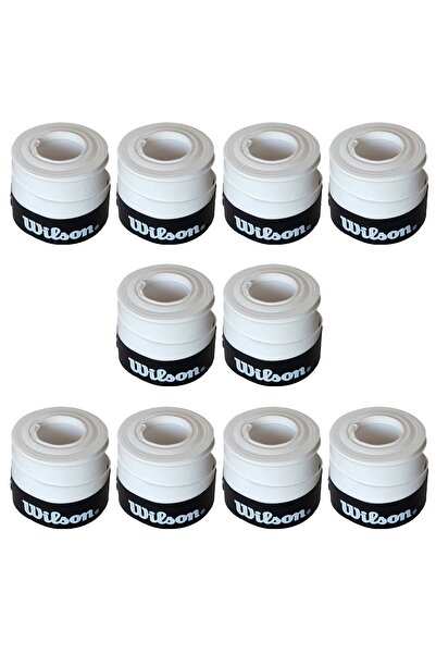 Wilson Comfort Bowl O'grips 10 Adet Grip, Tenis Raketi Gribi Beyaz