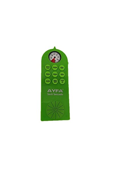 KuranSepeti Ayfa Yeşil Renk Sesli Seccade Seti