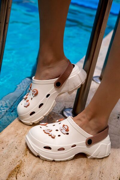 SOHO 19346 Model Beige-Brown Women's Slippers