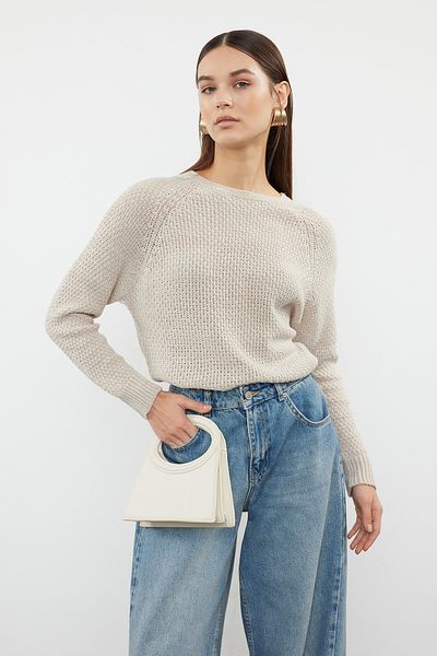 Trendyol Collection Pulover din tricotaje cu mâneci raglan, fără sudură - TWOAW25KZ00046