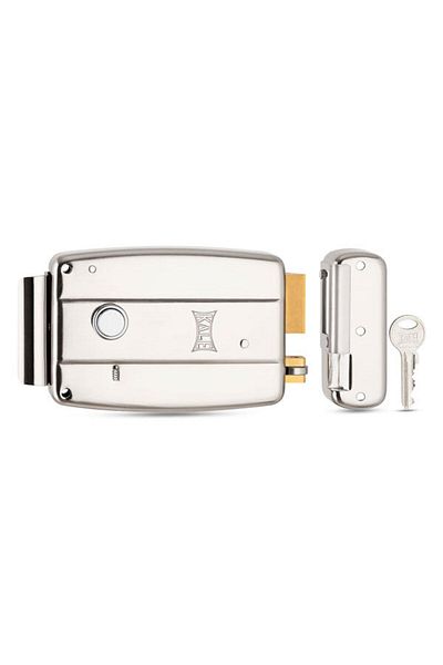 Kale Kilit 157el Standard Cylinder Electric Tirage Iron Door Lock - Nickel 157 Hand