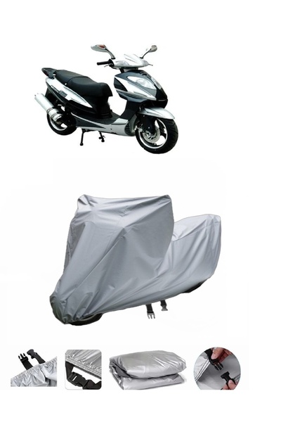 BODYGARD حقيبة خلفية Mondial 151 RS متوافقة مع غطاء دراجة نارية فائق السماكة