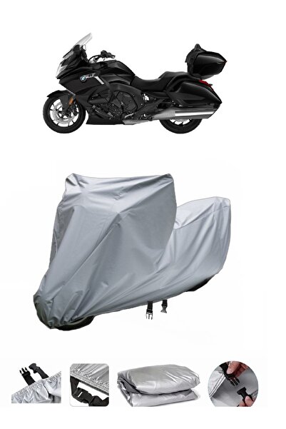 BODYGARD BMW K 1600 Grand America - مشمع دراجة نارية سميك للغاية وحقيبة خلفية...