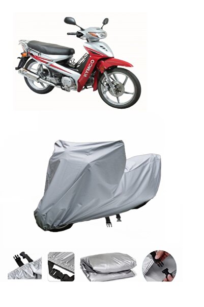 BODYGARD Kymco Aktiv 110 - مشمع دراجة نارية سميك للغاية وحقيبة خلفية