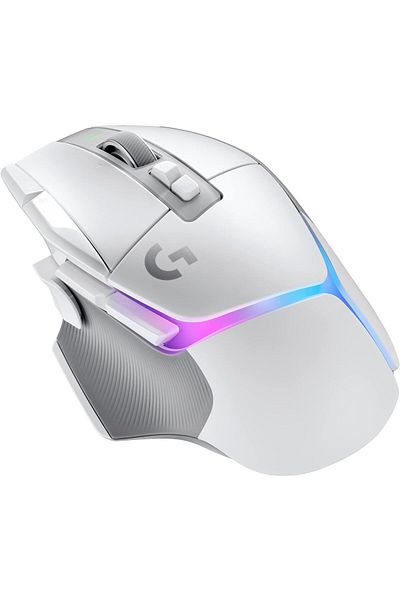 logitech G502 X PLUS LIGHTSPEED Wireless RGB Gaming Mouse LIGHTSYNC RGB, HERO 25K sensor-White