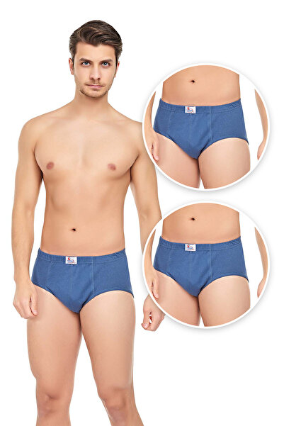 CENNETOĞLU Men's 3-Piece Combed Cotton Slip Panties