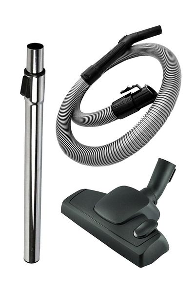 optream Fakir C 200 - Compatible 3-piece Telescopic Pipe Head Set, Vacuum Cleaner Hose