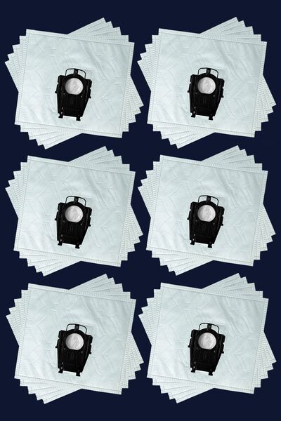 optream Bosch Type P - 30 قطعة قماش كيس غبار متوافق مع المكنسة الكهربائية