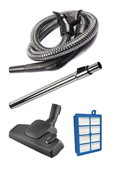 Marketto Set de 4 furtunuri din sârmă de oțel pentru aspirator Philips FC 9216 Marathon