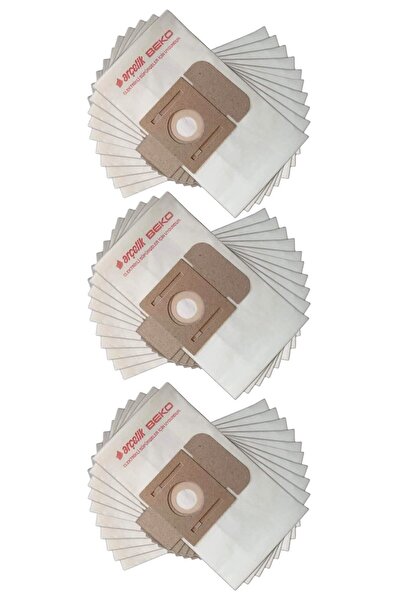 optream Arçelik S 4120 - 4122 - 4124 كيس غبار مكنسة كهربائية الكنغر - 30 ورقة