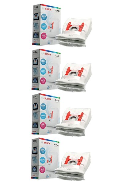 optream Siemens VS59A99 - 16 كيس غبار Super XS Dino، 4 صناديق متوافقة