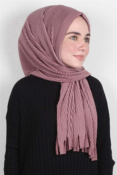 Eşarppark Pamuklu Hazır Şal 1589-26 Gül Kurusu