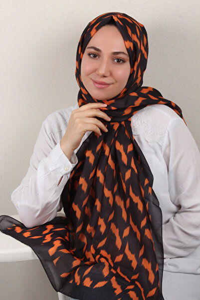 Eşarppark Soft Touch Şal 2776-12 Turuncu