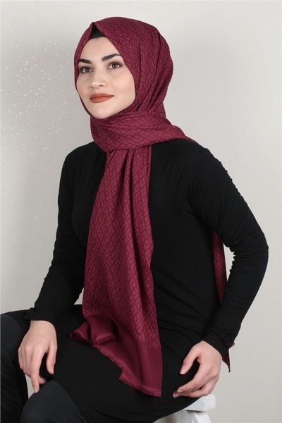 Eşarppark Simerya Şal 1393-10 Bordo