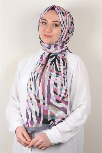 Eşarppark Soft Touch Şal 2750-12 Füme