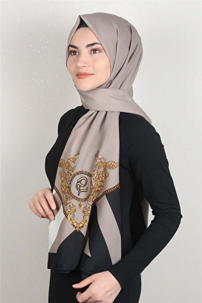 Cardion Medine Desenli Şal 1819-11 Toprak