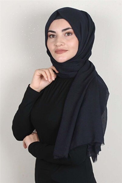 Eşarppark Comfort Pamuk Şal 2722-20 Lacivert