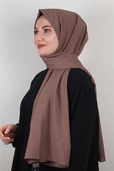 Eşarppark % 100 Coton Şal 8083-17 Taba