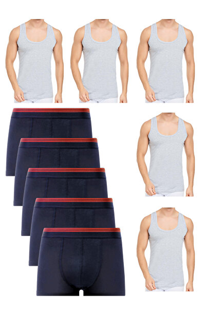 CENNETOĞLU Pachet 5 boxeri 5 atleți-10 bărbați (5CENKO-5)