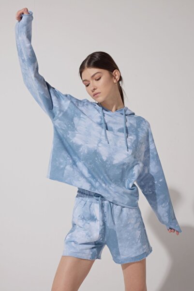 Lee Regular Fit Normal Kesim %100 Pamuk Kapüşonlu Yaka Desenli Sweatshirt