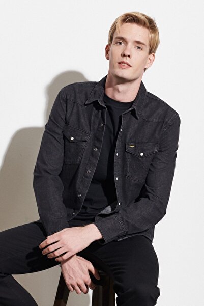 WRANGLER Regular Fit Normal Kesim %100 Pamuk Denim Gömlek