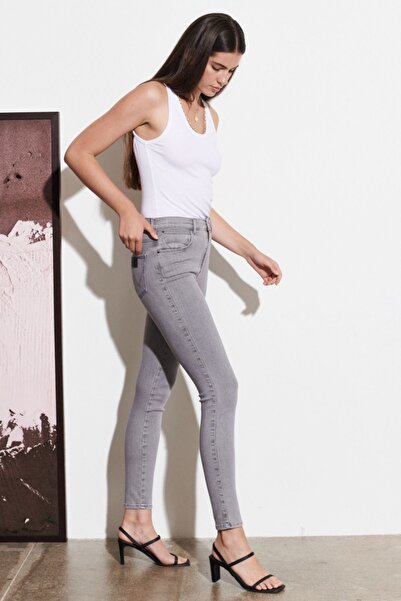 WRANGLER Skinny Fit Dar Kesim Yüksek Bel Esnek Jean Kot Pantolon