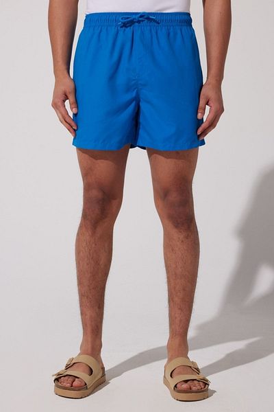 Lee Blaue Saks-Badeshorts mit normaler Passform und normaler Taille