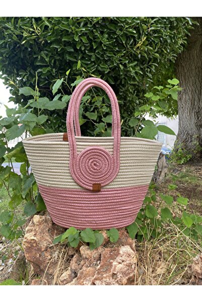 ModaCardin Пляжна сумка та сумка через плече - сумка ручної роботи з джутового плетіння