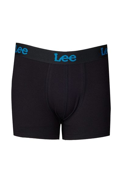 Lee Schwarze Einzel-Boxershorts mit normaler Passform und normaler Passform
