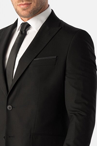 SÜVARİ 6 Drop Plus Size Striped Patterned Suit - Regular Fit