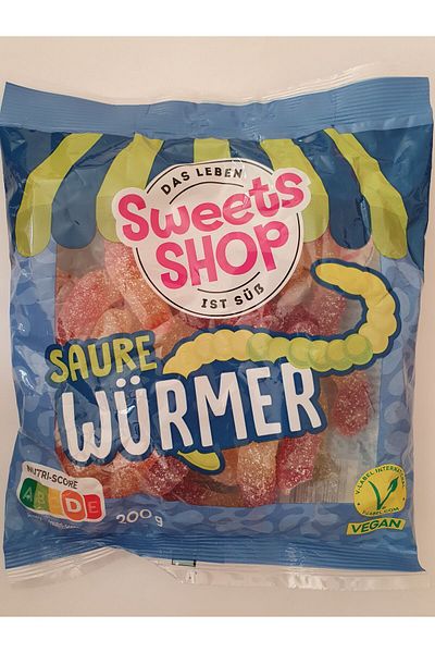 PENNY Saure Würmer - 200g Sweets Shop Relaxed Cut