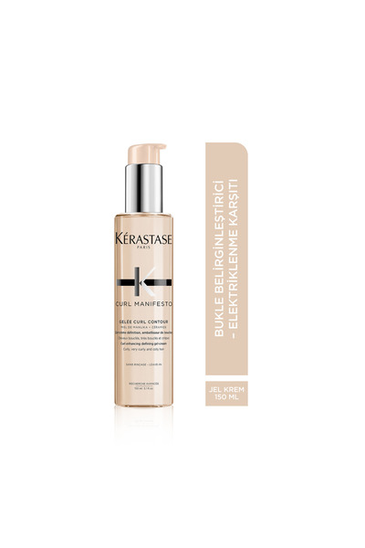 Kerastase Kıvırcık Saçlar için Bukle Belirginleştirici Curl Manifesto Gelee Curl Contour Jel Krem 150 ML