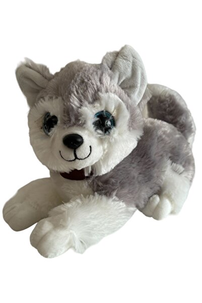 TRUST STORE Plush Dog Barking Lying Cute Plush Dog 25 cm Lying Sound Dog Plush