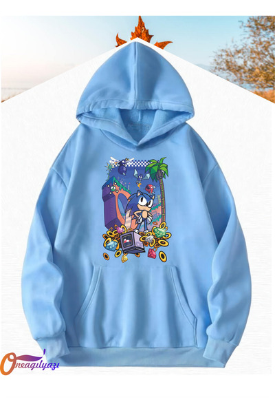 oneagılyazı SONİC Детска суитшърт с качулка