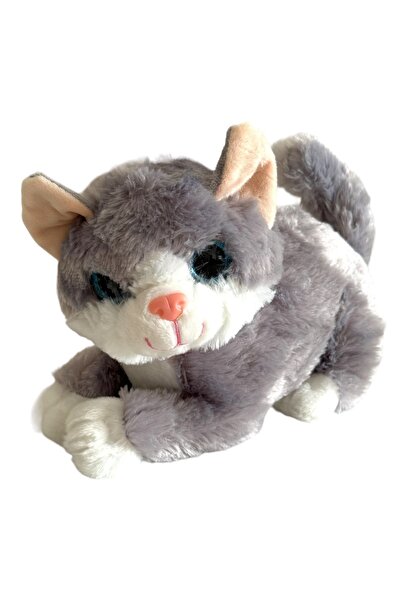 TRUST STORE Jumbo 30 cm Plush Cat with Sound Meowing