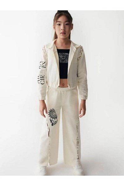 NK Ethnic Patterned Girl's Maya Trousers